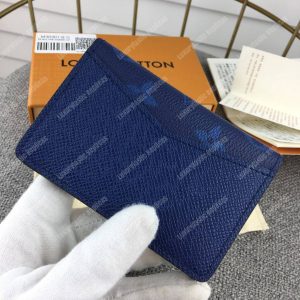 LV Pocket Organiser Taiga Monogram Cobalt - Image 3