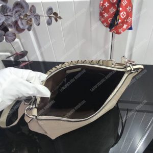 LV Babylone Chain BB Mahina Galet Gray Braided Handle - Image 9