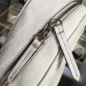 Gucci Soho Leather Chain Backpack White - Image 7