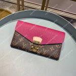 LV Pallas Wallet Monogram Canvas Fuchsia