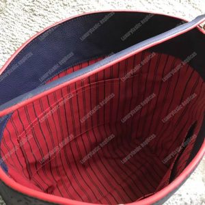 LV Melie Designer Monogram Leather Marine Rouge - Image 8