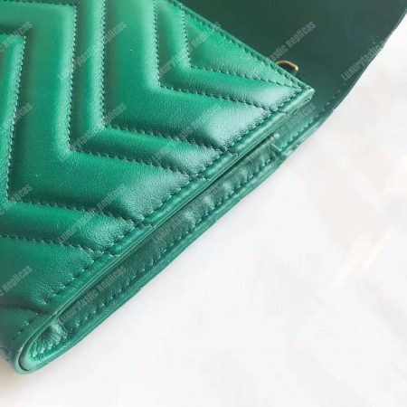 Gucci GG Marmont Matelasse Mini Bag Emerald Green - Image 4