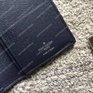 LV Circle signature Brazza Wallet Epi Leather Noir - Image 6