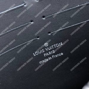 LV Cherrywood Chain Wallet Patent Leather Monogram Noir - Image 8