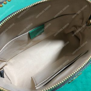 Gucci Ophidia GG Flora Small Shoulder Bag GG Supreme Green - Image 9