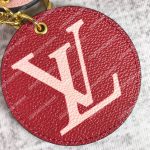 LV Monogram Giant Bag Charm And Key Holder Red Pink