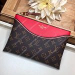 LV Pochette Tuileries Monogram Canvas Kabuki Red