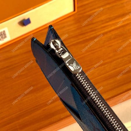 LV Coin Card Holder Blue - Image 5