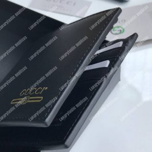 Gucci Leather Wallet with Gucci Logo - Image 4