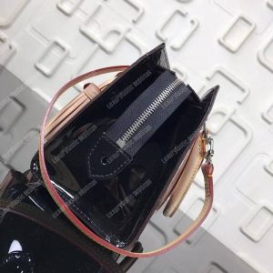 LV Monogram Vernis Neo Triangle Bag Black - Image 3