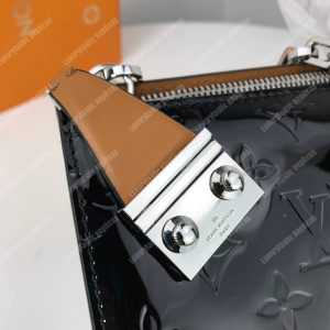 LV Monogram Vernis Sac Tricot Bag Black - Image 7