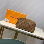 LV Cosmetic Pouch PM Monogram Caramel