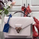 LV Pochette Epi Leather Black/White