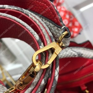 LV Capucines BB Taurillon Python Rouge - Image 7