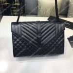 Saint Laurent Classic Large Soft Envelope Black