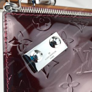 LV Monogram Vernis Sac Tricot Bag Amarante - Image 8