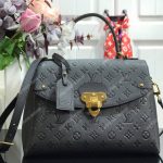 LV Georges MM Monogram Empreinte Leather Black