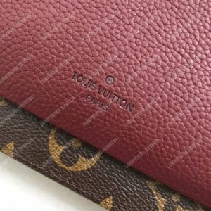 LV Vavin Chain Wallet Monogram Bordeaux Noir - Image 8