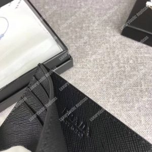Prada Leather Card Holder Black - Image 9