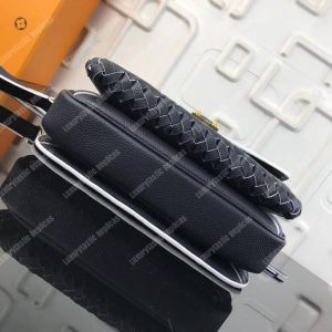 LV Pochette Metis Monogram Empreinte Leather Noir - Image 5