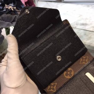LV Marie Lou Compact Wallet Noir - Image 4