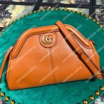 Gucci Re(Belle) Small Shoulder Bag Leather Orange