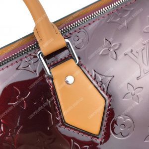 LV Monogram Vernis Sac Tricot Bag Amarante - Image 7