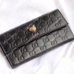 Gucci Signature Continental Wallet With Cat