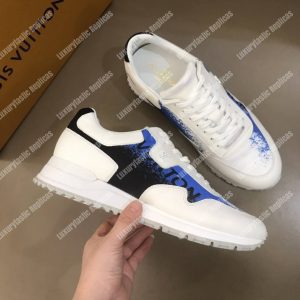 LV Run Away Sneaker Blue - Image 5