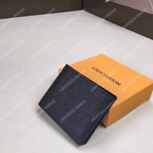 LV Multiple Wallet Taiga Leather Noir - Image 6