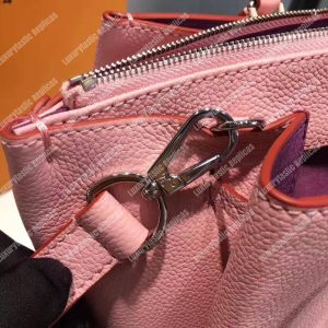LV Lockmeto Handbag Luxury Leather Rose Poudre - Image 6