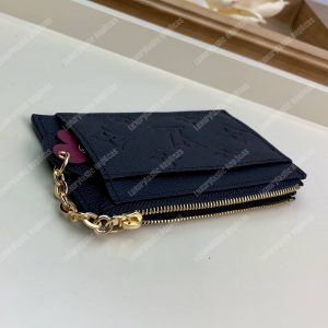 LV Zipped Card Holder Monogram Navy Purple - Image 7