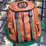 Gucci Gucci-Dapper Dan Backpack Light Brown