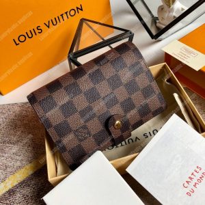 LV Small Ring Agenda Cover Damier Ebene - Image 3