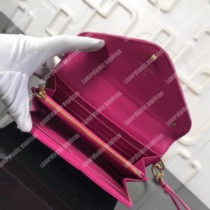 LV New Wave Long Wallet Rose Freesia Pink - Image 4