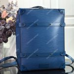 LV Soft Trunk Backpack PM Epi Leather Blue