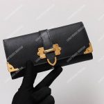 Prada Cahier Saffiano Leather Wallet Large Black