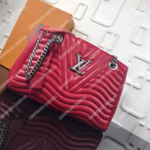 LV New Wave Chain Tote Red - Image 5