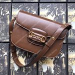 Gucci 1955 Horsebit Shoulder Bag Brown