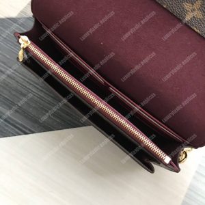 LV Vavin Chain Wallet Monogram Bordeaux Noir - Image 7