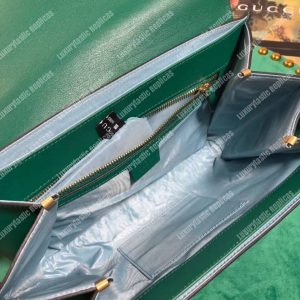 Gucci Medium Leather Shoulder Bag Green - Image 8