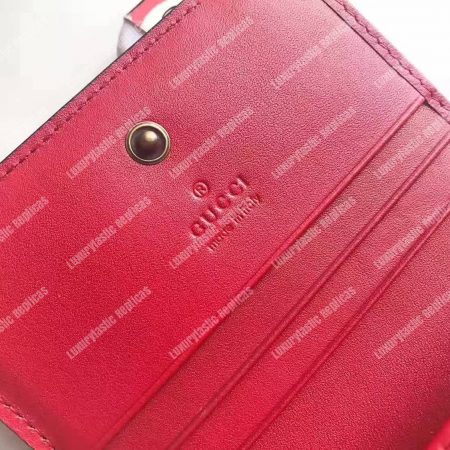 Gucci GG Supreme Card Case with Cherries - Image 5