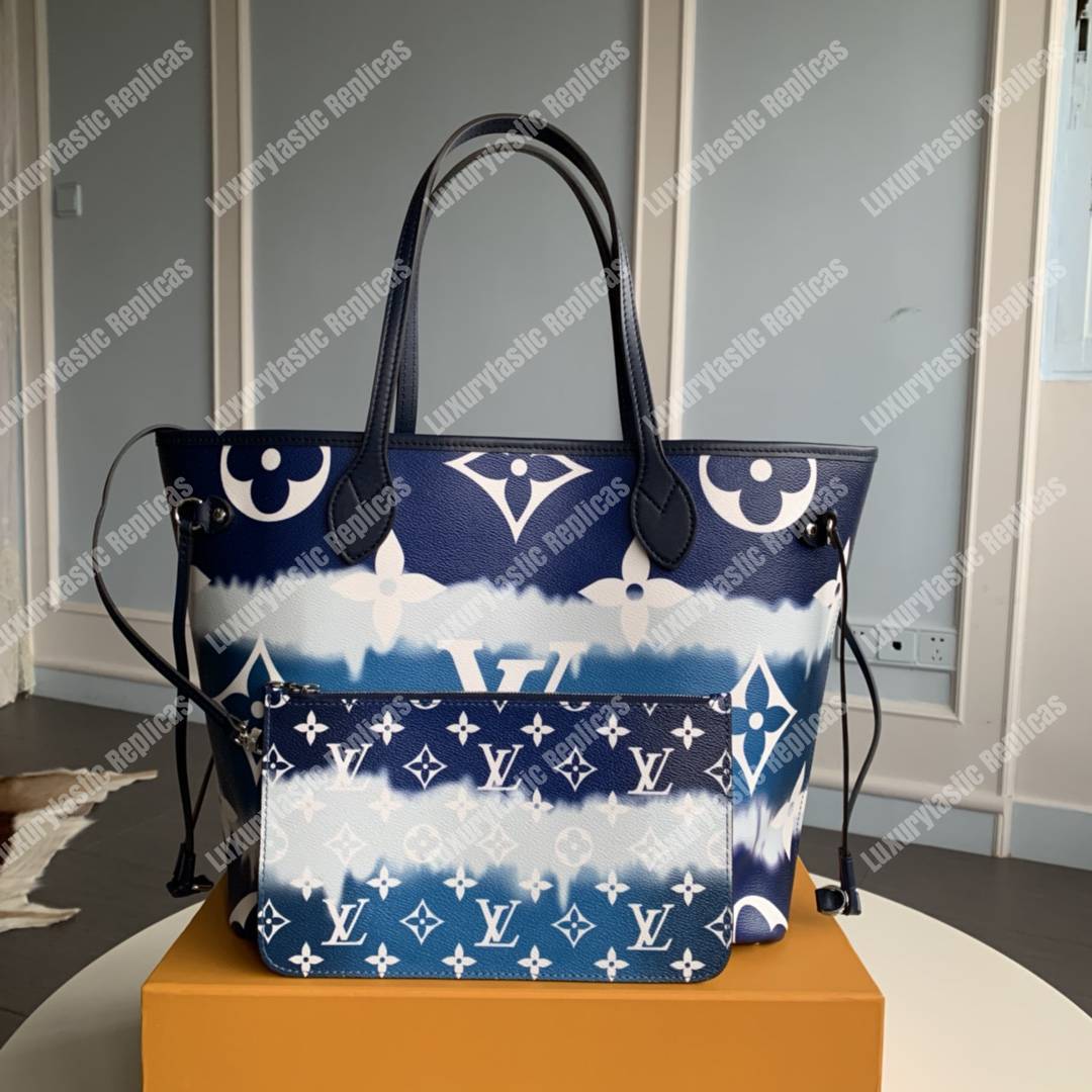 Louis Vuitton Neverfull LV Escale MM Pastel in Coated Canvas/Cowhide  Leather with Silver-tone - US