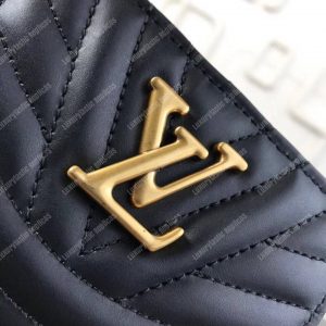LV New Wave Zipped Compact Wallet Black - Image 6