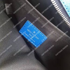 LV Outdoor Messenger PM Taiga Leather Cobalt - Image 7