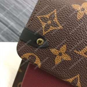 LV Vavin Chain Wallet Monogram Bordeaux Noir - Image 3
