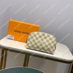 LV Cosmetic Pouch PM Damier Azur Canvas