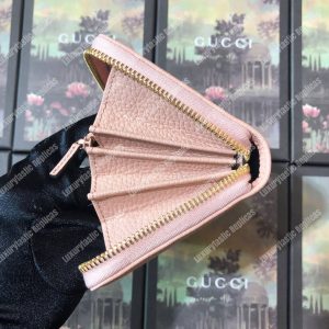 Gucci Leather Zip Around Wallet Light Pink - Image 7