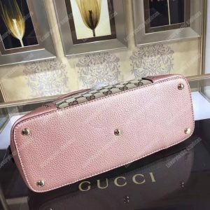 Gucci GG Canvas Top Handle Bag Light Pink - Image 6