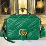 Gucci GG Marmont Small Shoulder Bag Emerald Green